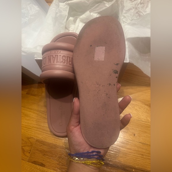 Christian Dior Pink Slides - AUTHENTIC - Picture 4 of 7
